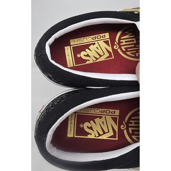 Vans Skate Slip-on Lunar New Year Black/Gold Sneaker Shoes Sz 8 Mens Rare - Picture 13 of 13